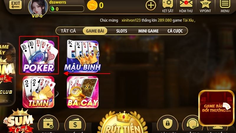 Bài Poker mang đến trải nghiệm tuyệt vời