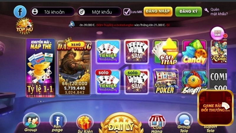 Cổng game bài Bon68 nổi tiếng về độ uy tín