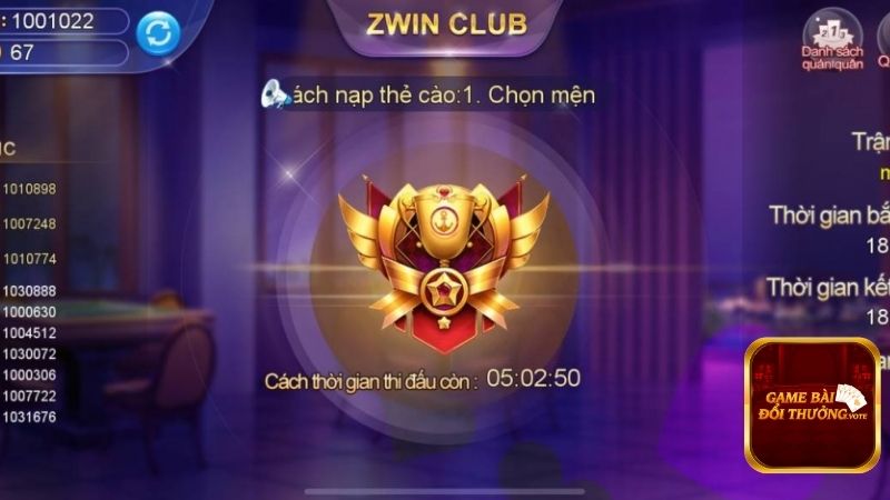 Game bài đẳng cấp Zwinclub uy tín hàng đầu