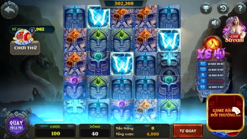 Giao diện game đẹp mắt