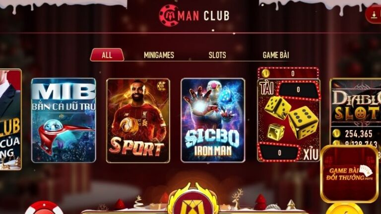 Review tất tần tật về cổng game bài Manclub