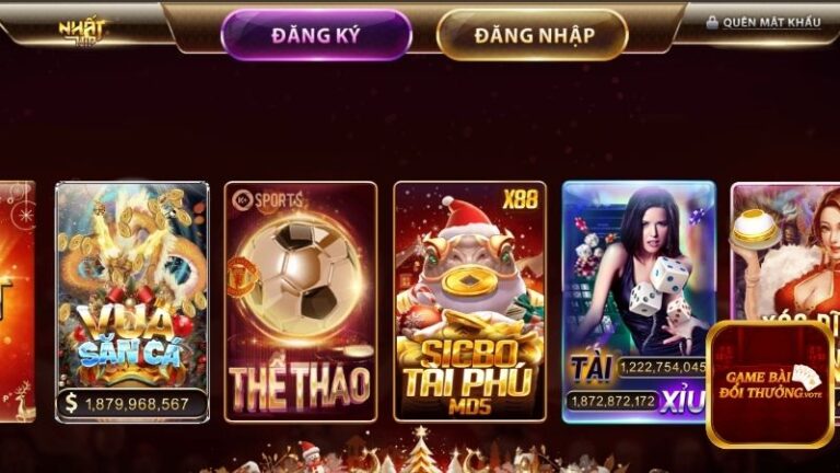 Nhatvip game bài đổi thưởng cực hot tại châu Á 