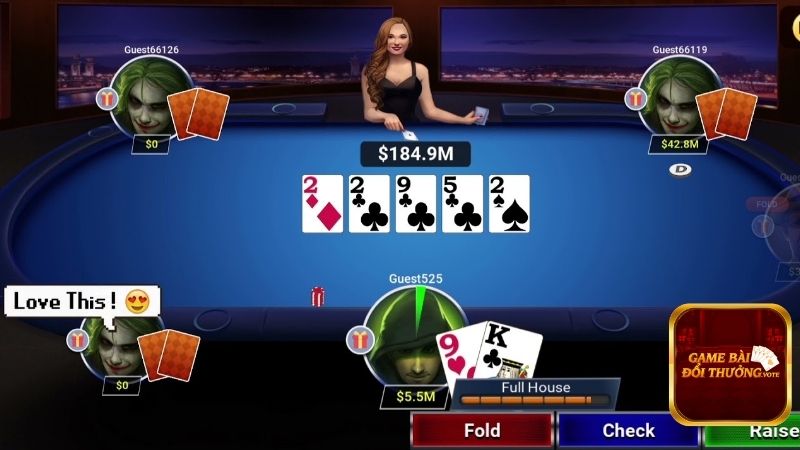 Đánh bài đổi thưởng Poker siêu mê tại Nohu888