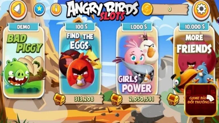 game Angry birds slot anh bia