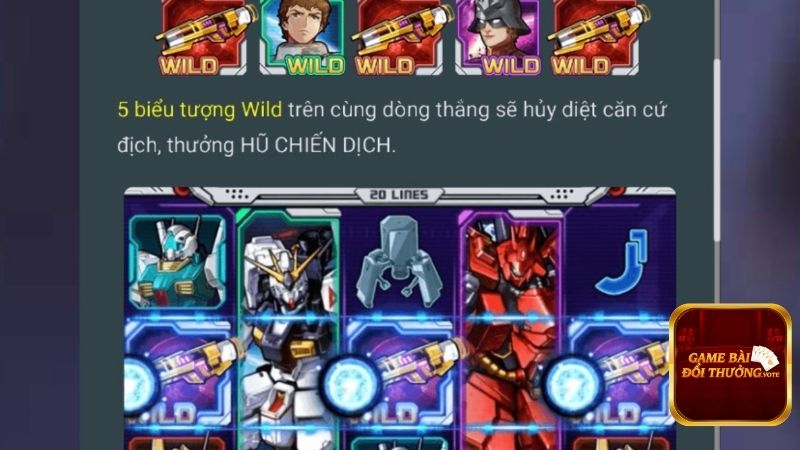 Gundam Slot game hot chơi là mê