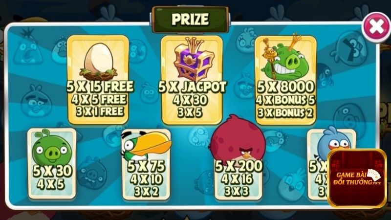 Mẹo hay quay thưởng Angry Birds Slot hiệu quả