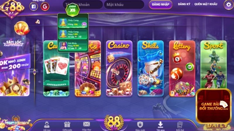G88 - Review cổng game đổi thưởng chi tiết mới nhất 2025 4 Sự kiện khuyến mãi nổi bật tại G88