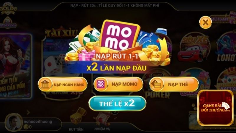 Gold8 - Cổng game bài uy tín hàng đầu Châu Á đáng trải nghiệm 4 Tính năng vượt trội tại game bài Gold8